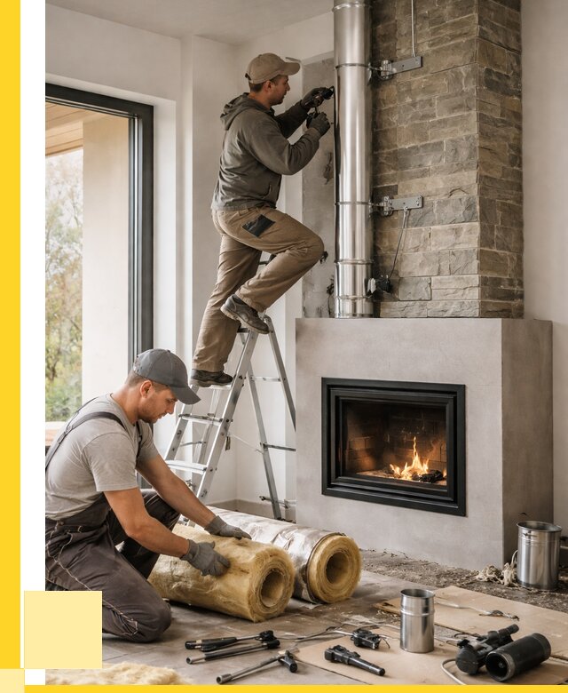 Монтаж дымоходов для каминов в Киржаче от 15465 р. ЭриданКрж