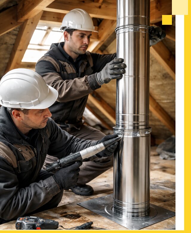 Монтаж дымоходов для каминов в Киржаче с гарантией качества