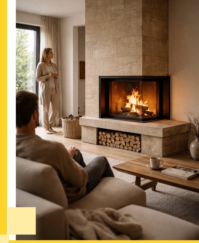 Угловые камины из кирпича установка в Киржаче от 154650 р. ЭриданКрж