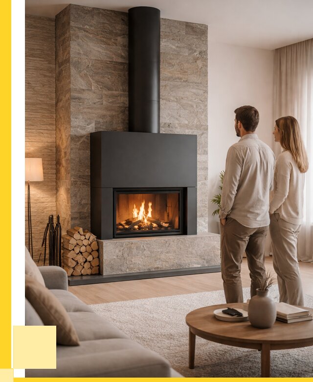 Закрытые камины под ключ в Киржаче от 123720 р., ЭриданКрж