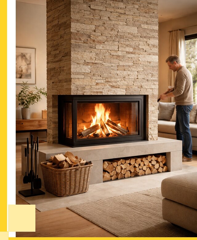 Дровяной камин под ключ в Киржаче от 206200 р. | ЭриданКрж