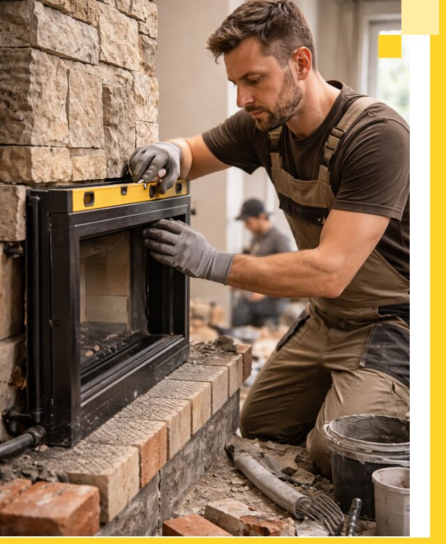 Дровяные камины под ключ в Киржаче: монтаж, обустройство