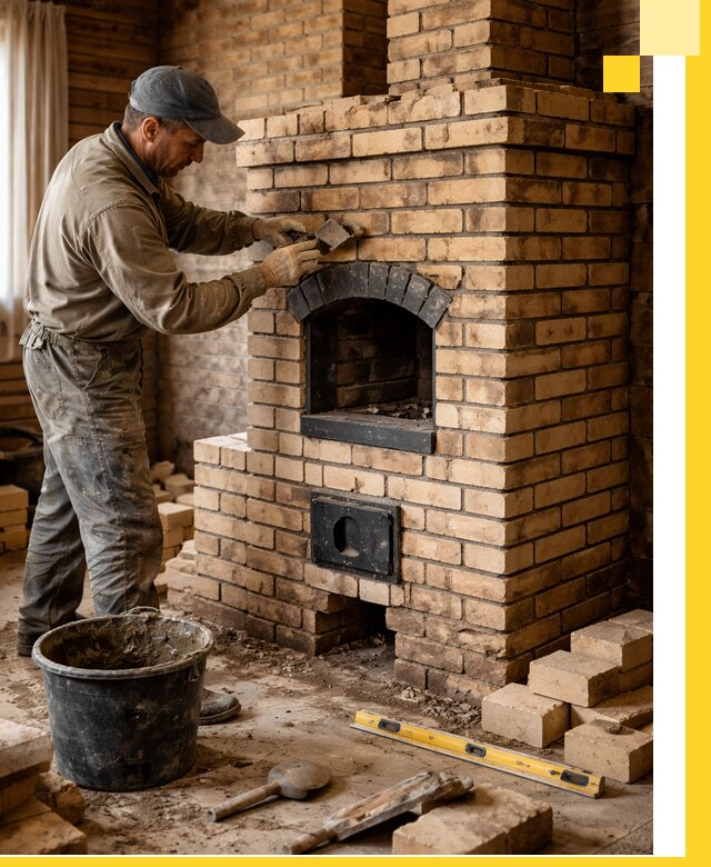 Кирпичные печи под ключ в Киржаче: проектирование и кладка