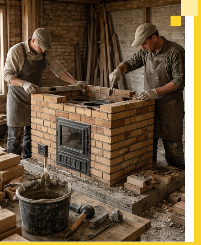 Изготовление и установка варочных печей под ключ в Киржаче