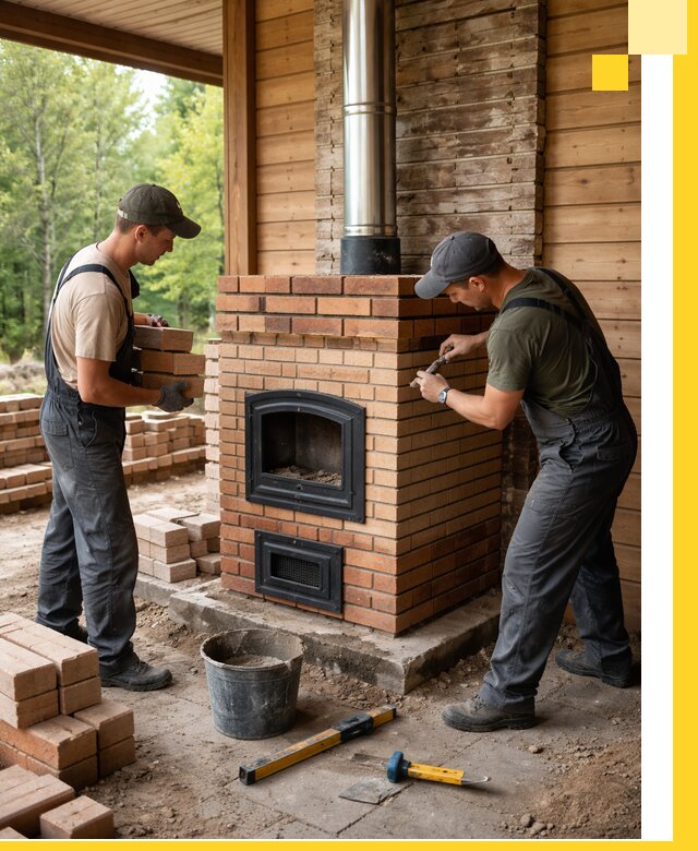 Производство и установка дачных печей под ключ в Киржаче