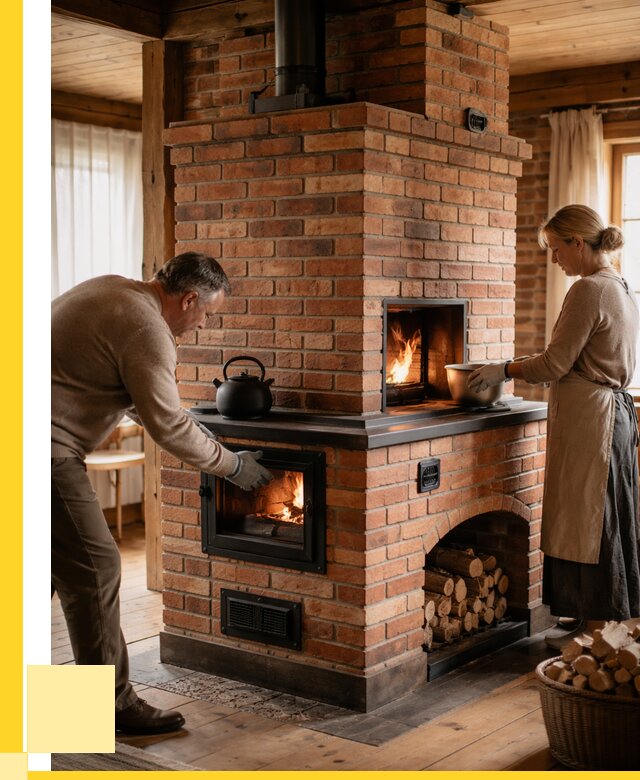 Печи для загородного дома под ключ в Киржаче от 82480 р. | ЭриданКрж