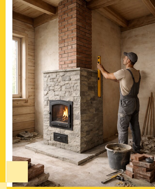 Печи и дымоходы под ключ в Киржаче от 46395 р., ЭриданКрж