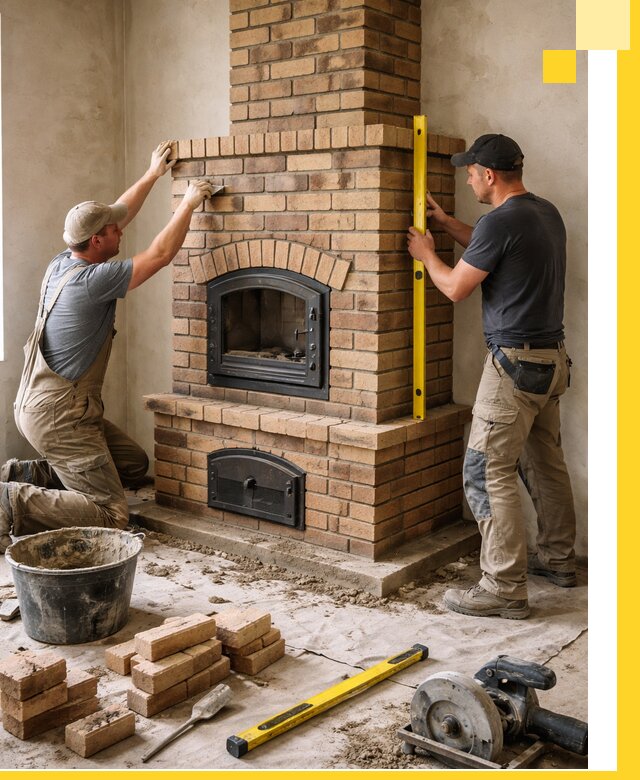 Продажа и установка печей и каминов для дома под ключ в Киржаче