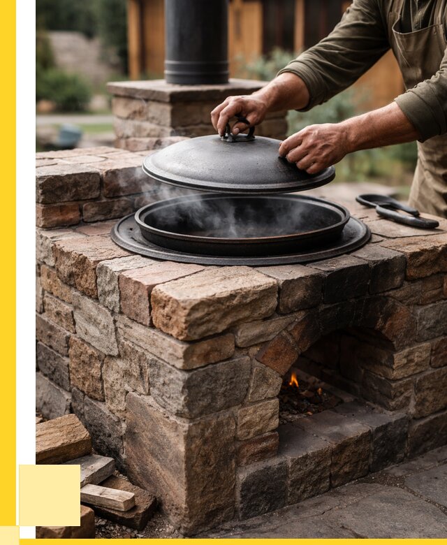 Печи для казана в Киржаче по цене от 18558 р. | ЭриданКрж