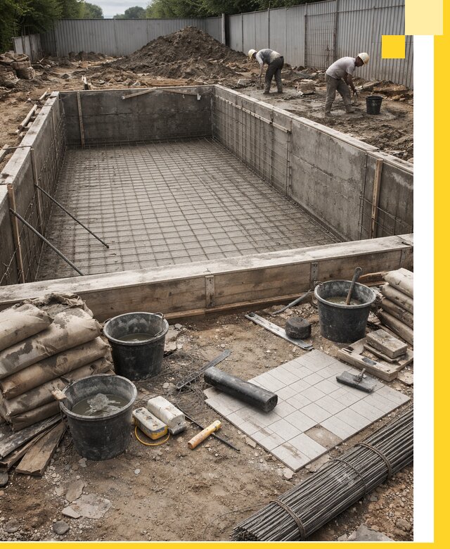 Строительство бассейнов под ключ в Киржаче, дизайн и монтаж