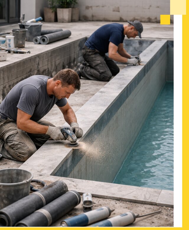 Профессиональный ремонт бассейнов под ключ в Киржаче