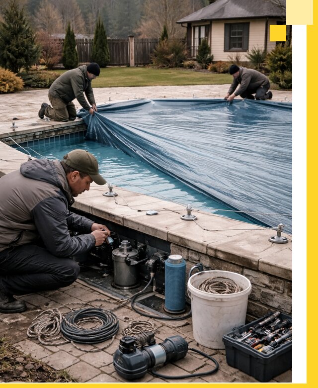 Консервация бассейнов в Киржаче: подготовка к длительному хранению