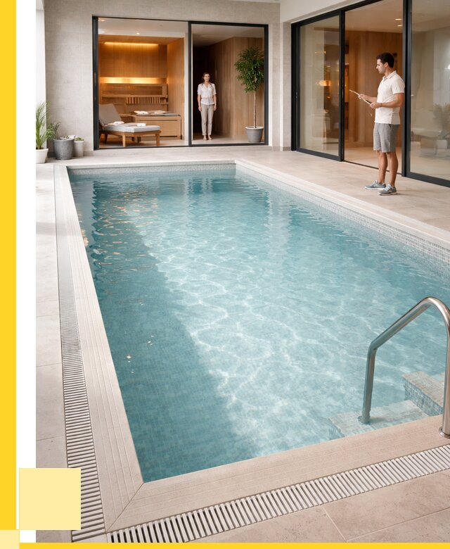 Отделка бассейна пленкой ПВХ в Киржаче от 3609 р. - ЭриданКрж