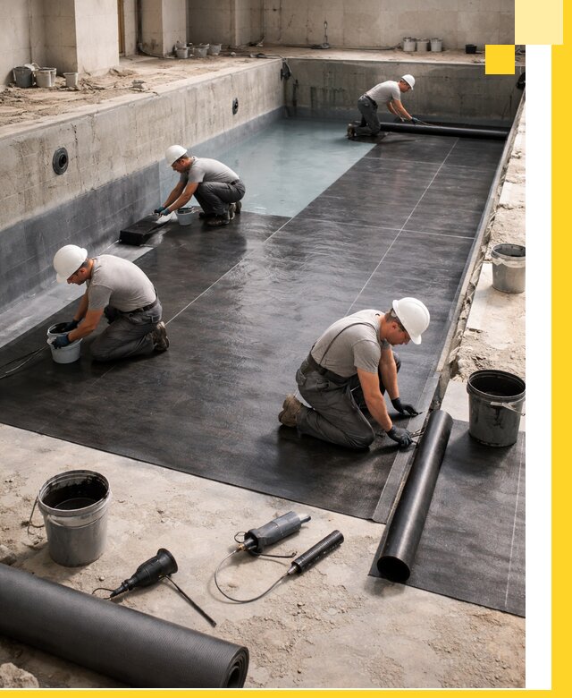 Профессиональная гидроизоляция бассейнов и чаш в Киржаче под ключ