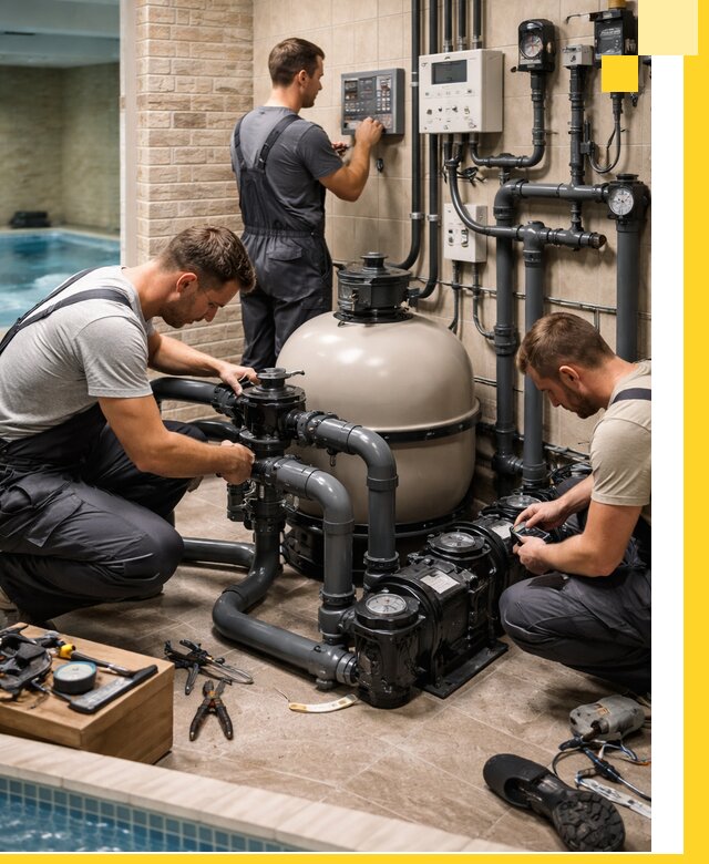 Комплексное оборудование для бассейнов под ключ в Киржаче