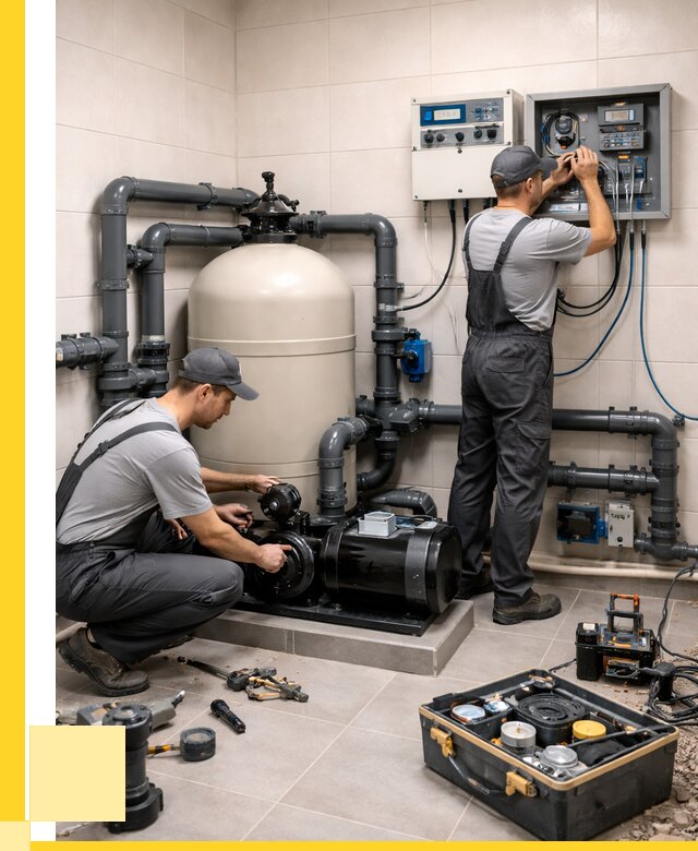 Монтаж оборудования для бассейнов в Киржаче от 41240 р. | ЭриданКрж