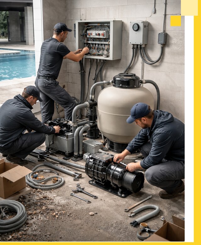 Профессиональный монтаж оборудования для бассейнов в Киржаче