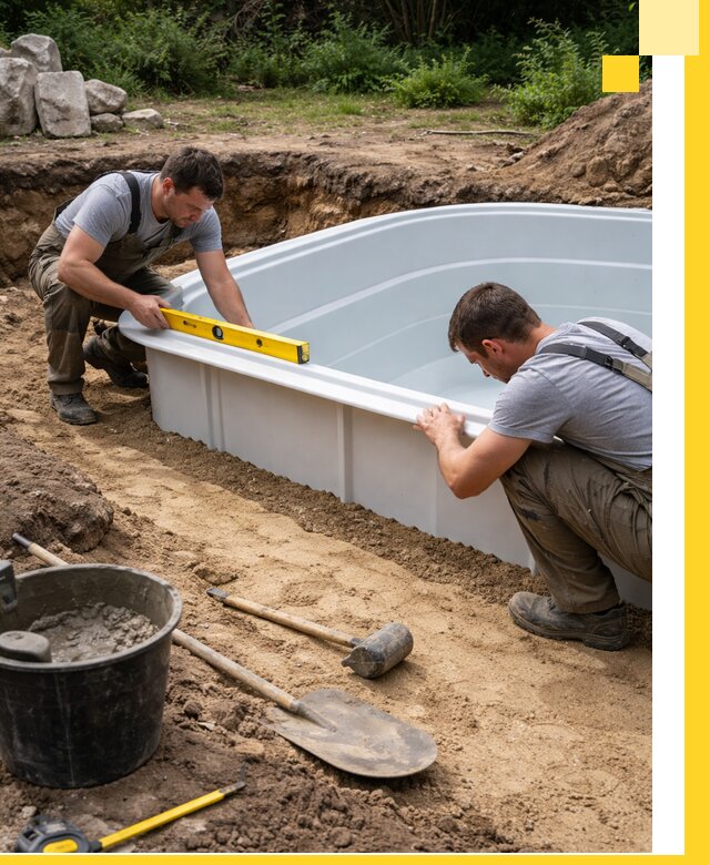 Производство и установка пластиковых бассейнов в Киржаче под ключ