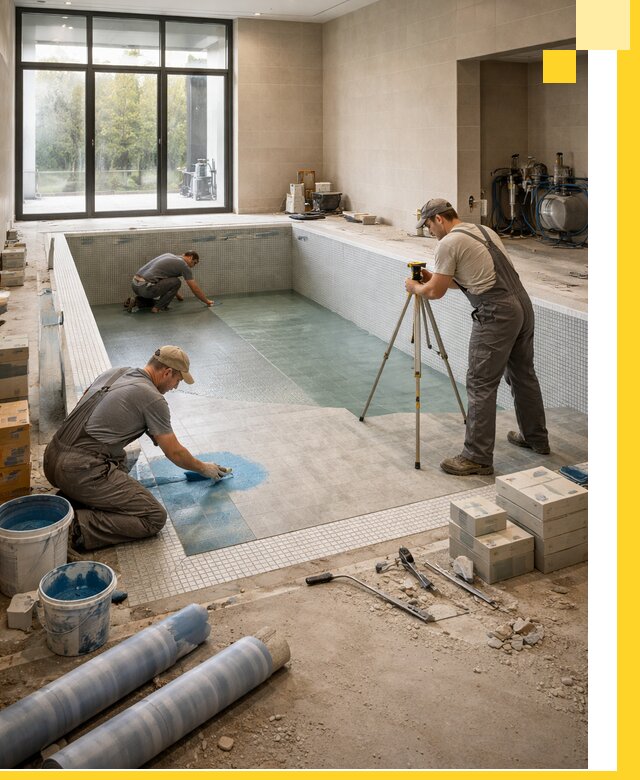 Проект и строительство закрытых бассейнов в Киржаче под ключ