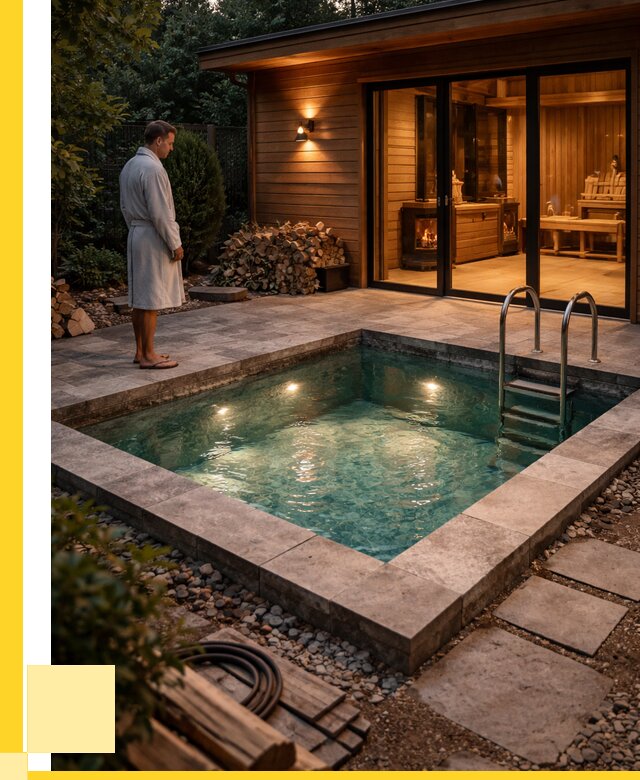 Бани с бассейном под ключ в Киржаче от 97945 р. | ЭриданКрж