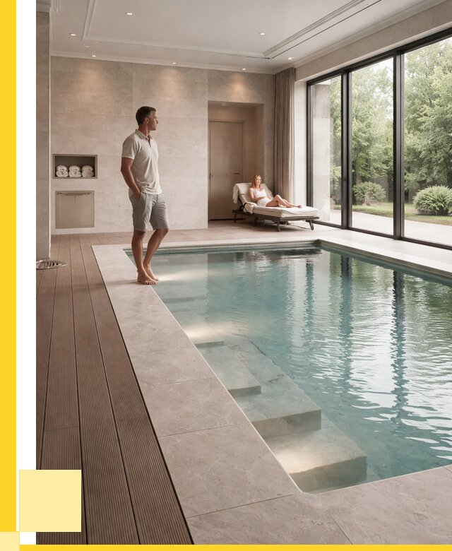 Бассейны в коттедже под ключ в Киржаче от 1237200 р. | ЭриданКрж