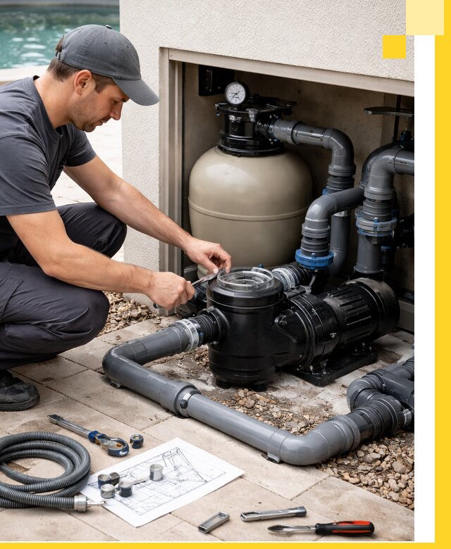 Поставка, монтаж и сервис насосов для бассейнов в Киржаче