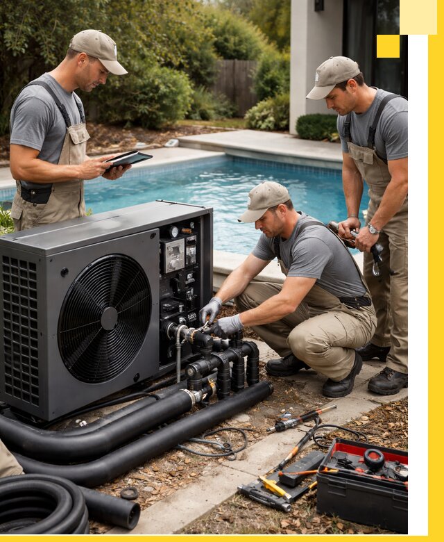 Проектирование и установка тепловых насосов для бассейнов в Киржаче