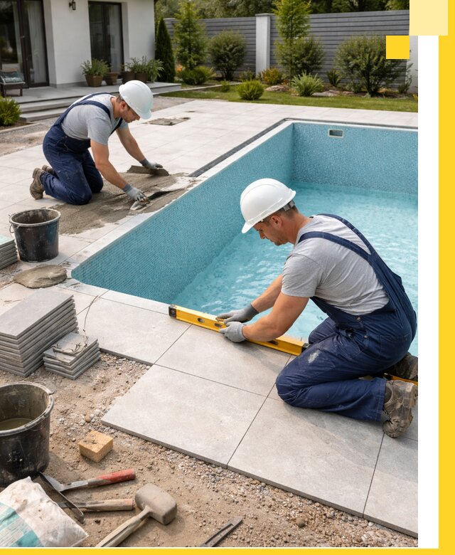 Строительство и монтаж плавательных бассейнов под ключ в Киржаче