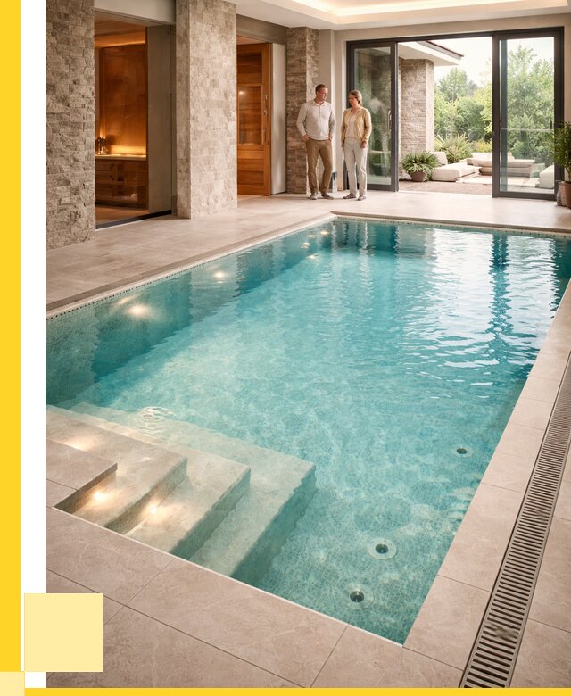 Бассейн во дворе в Киржаче: проект, отделка от 1237200 р. | ЭриданКрж