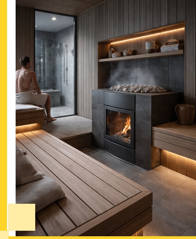Проект сауны в частном доме в Киржаче от 36085 р. | ЭриданКрж