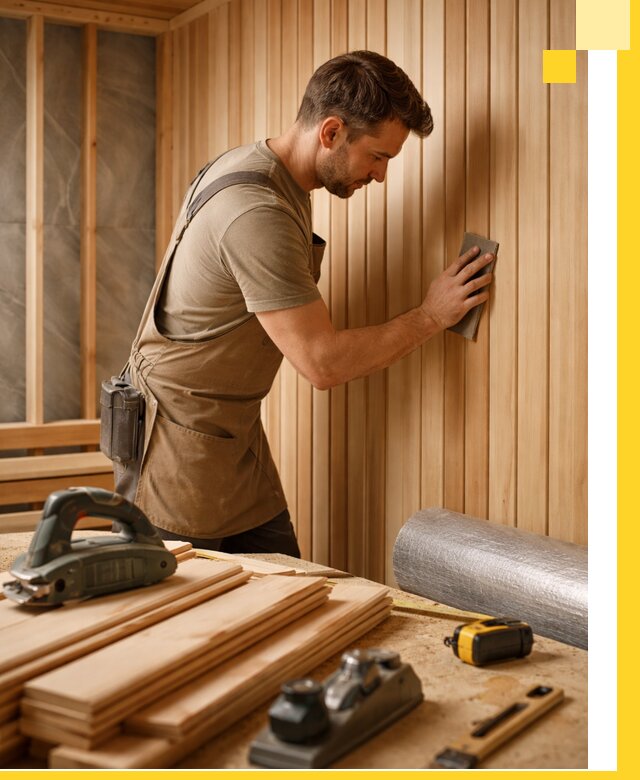 Профессиональная отделка саун и парных под ключ в Киржаче