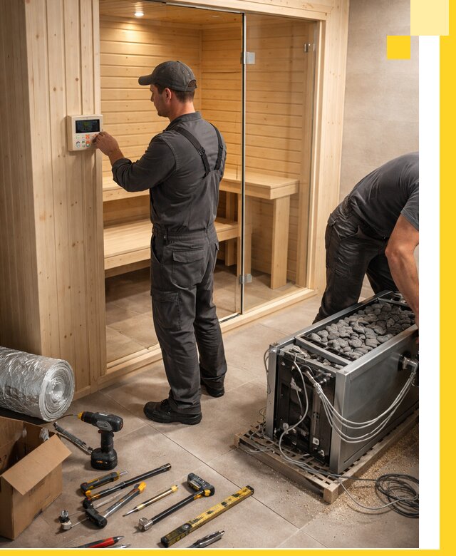 Поставка, установка и монтаж электрических саун в Киржаче