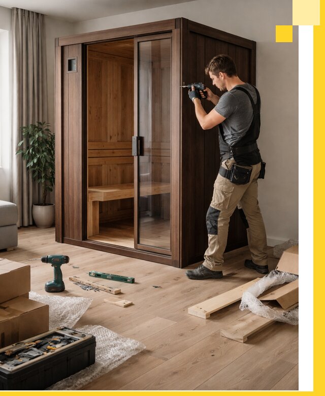 Установка и производство мини саун под ключ в Киржаче