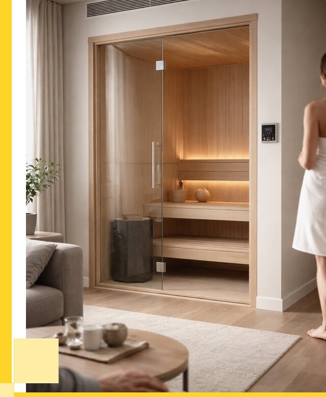 Сауна в квартире под ключ в Киржаче от 123720 р. ЭриданКрж