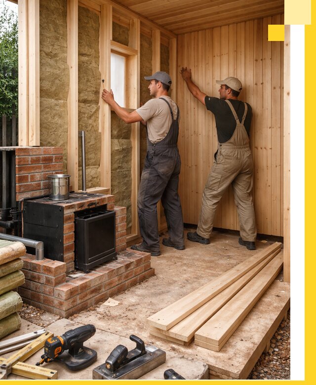 Строительство и установка дачных саун под ключ в Киржаче