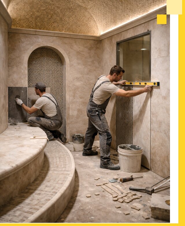 Проектирование и строительство саун с хамамом под ключ в Киржаче