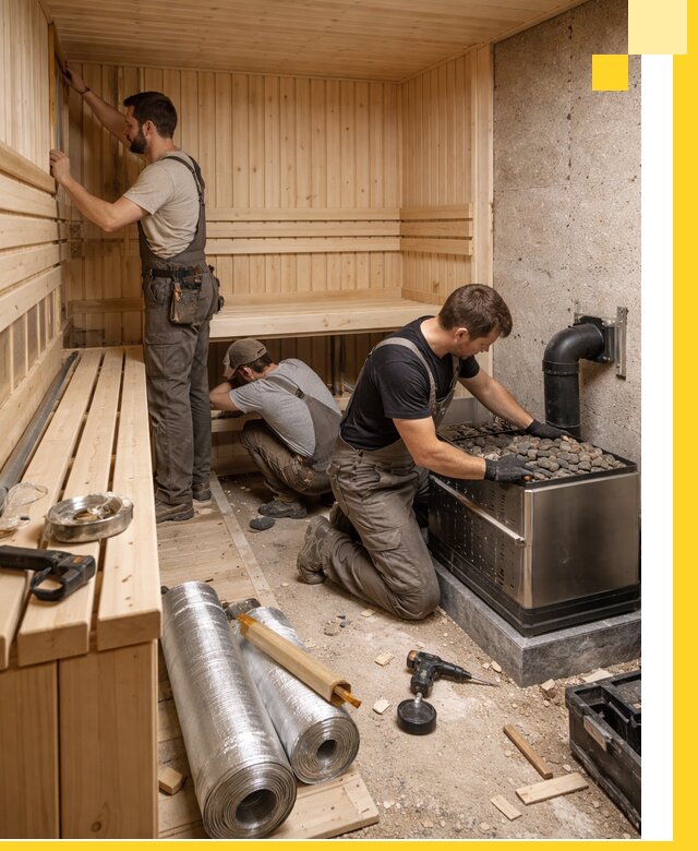 Индивидуальные сауны на заказ в Киржаче под ключ, проект и монтаж