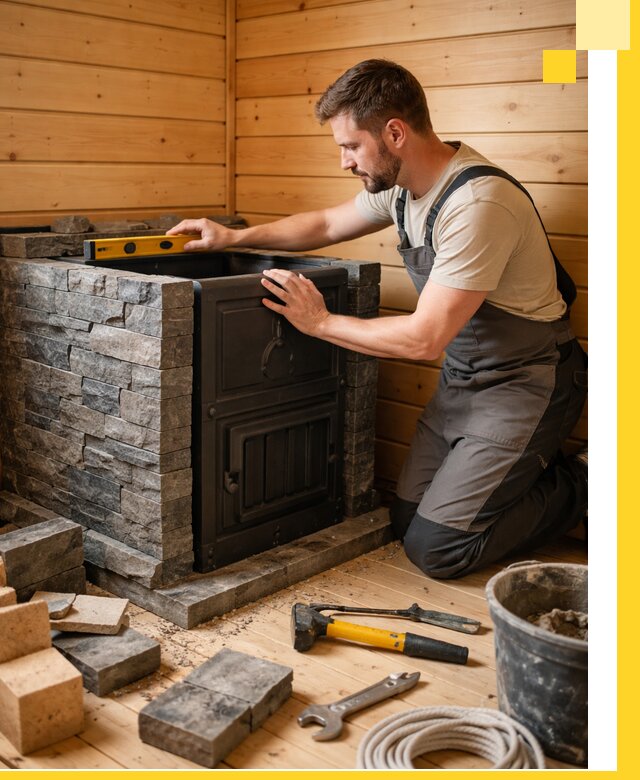 Производство и установка печей для саун под ключ в Киржаче