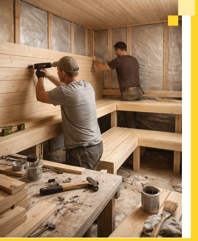 Профессиональная отделка бань и саун под ключ в Киржаче