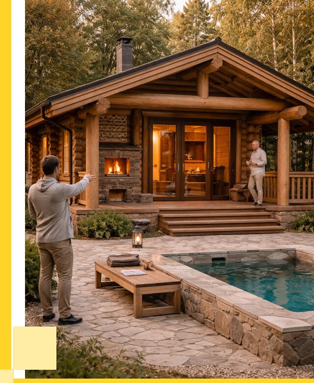 Проекты бань и хамам в Киржаче от 25775 р. | ЭриданКрж