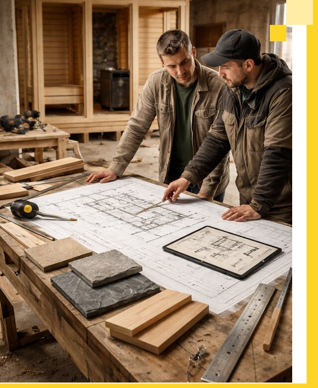 Проекты бань под ключ и планы строительства в Киржаче