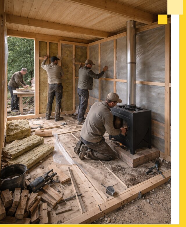 Профессиональный монтаж бань под ключ в Киржаче для дома