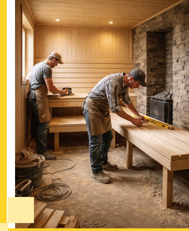 Отделка бани в Киржаче: внутренняя отделка от 3093 р. | ЭриданКрж