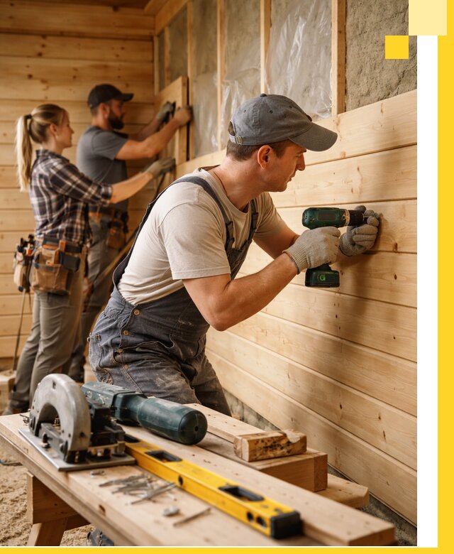 Обшивка бань под ключ в Киржаче: отделка стен и потолков