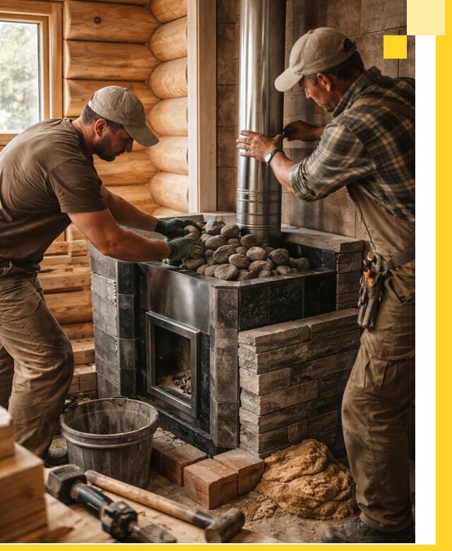 Строительство и отделка русских бань под ключ в Киржаче