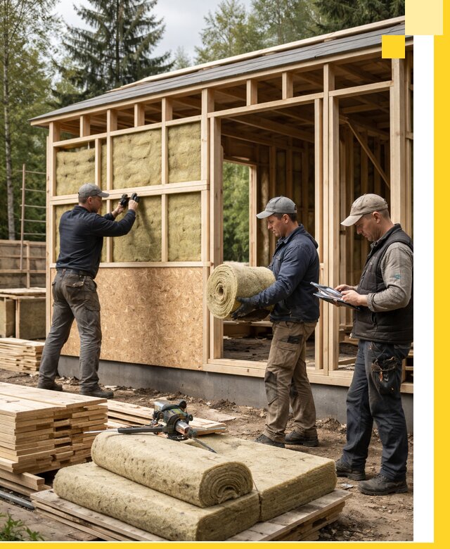 Проектирование и строительство каркасных бань в Киржаче под ключ