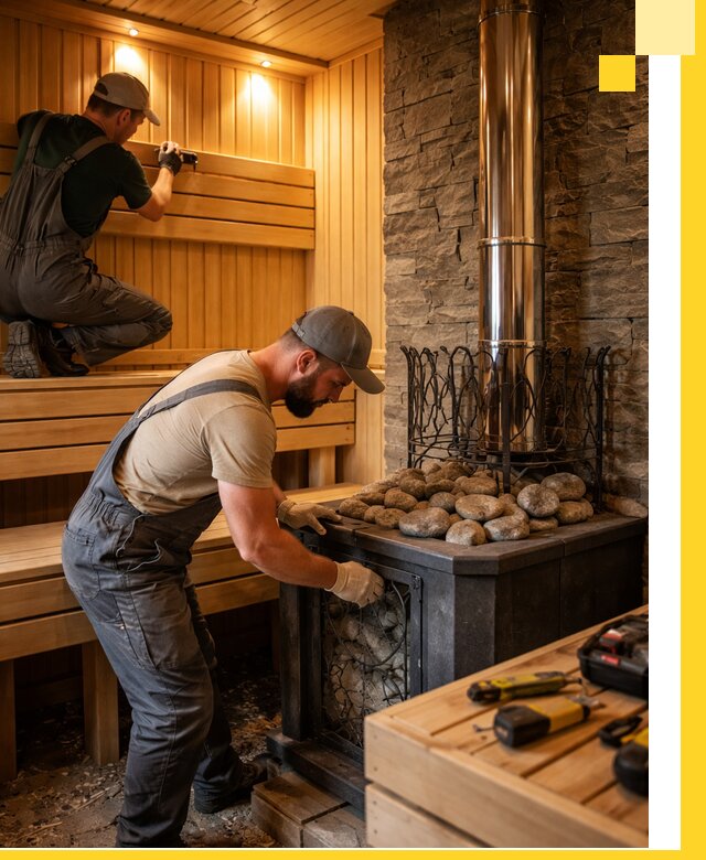 Комплексный дизайн бань, саун и зон отдыха в Киржаче