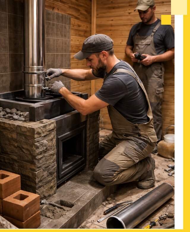 Изготовление и установка банных печей под ключ в Киржаче