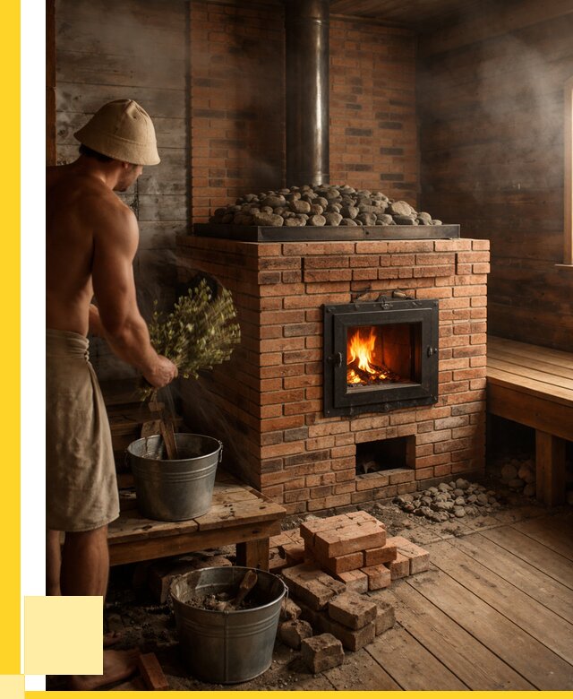 Кирпичные банные печи в Киржаче от 92790 р. | ЭриданКрж