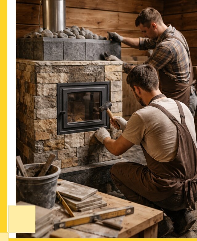 Облицовка банной печи в Киржаче от 15465 р. | ЭриданКрж